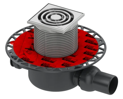 Трап горизонтальный с фланцем TECEdrainpoint S 120, с решеткой