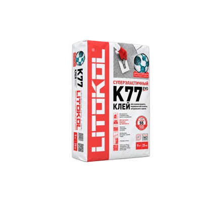 LITOKOL Плиточный клей К 77 СуперФлекс SuperFlex 25 кг