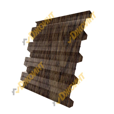 Профнастил Н-60 0,5 Printech Real Print Cacao Wood (Какао дерево)