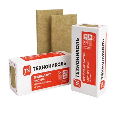 Утеплитель ТехноНИКОЛЬ Технолайт экстра 1200*600*50 мм 12 плит