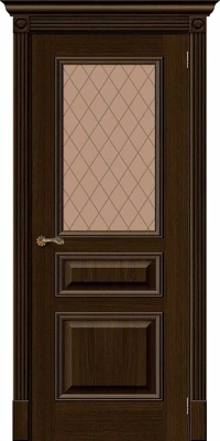 Дверь межкомнатная полотно Вуд Классик-15.1 шпон Golden Oak 2000x600 мм