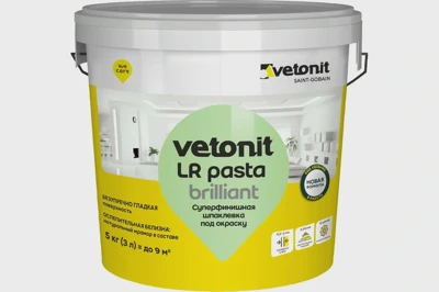 VETONIT LR PASTA BRILLIANT Суперфинишная шпаклевка (под окраску и обои; 5 кг) 1024529