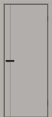 Дверь межкомнатная полотно Браво-0.10.А пэт Grey Silk 2000x900 мм