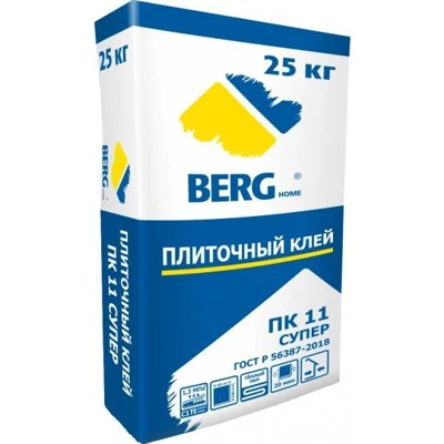 BERGHOME ПК 11 СУПЕР Клей плиточный 25 кг