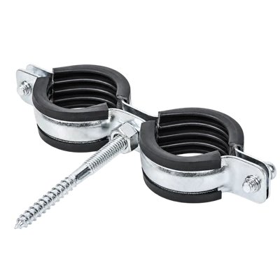 Хомут двойной трубный Cobra, М8, 3/8" (16-20 мм)