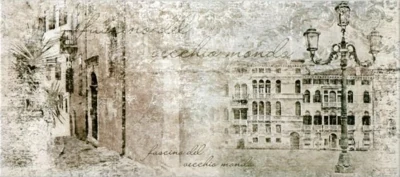 Плитка декор М-квадрат ГРАФФИТО СИТИ 20*45 см 137672 (12 шт в упак 1,08 м2)