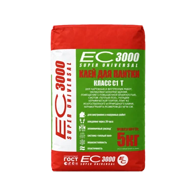 ЕС Клей для плитки 3000 5 кг