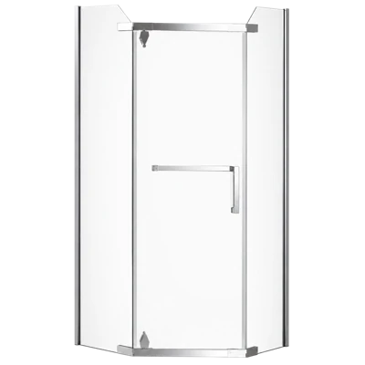 Душевая кабина AOCLEAR 100/190 A-032 (без поддона, прозрачная, хромированная)