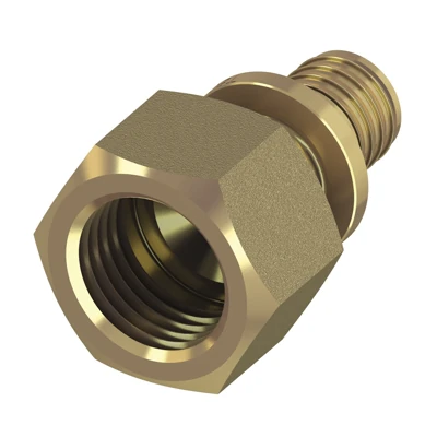 Соединение прямое с внутренней резьбой, 16 х 1/2", латунь, TECEspring AX
