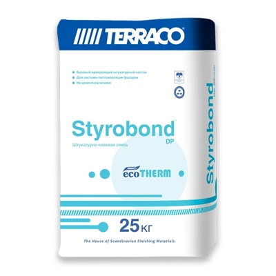 ECOTHERM STYROBOND DP Армирующий штукатурный состав (для коттеджного строительства) 25 кг
