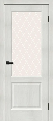 Дверь межкомнатная полотно Неоклассик-33 эко шпон Bianco Melinga White Crystal 2000x900 мм