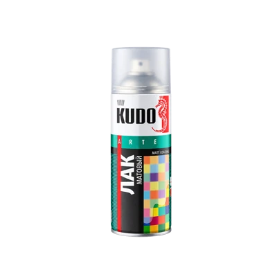 Лак универсальный акриловый KUDO No9004 мат, 520 мл