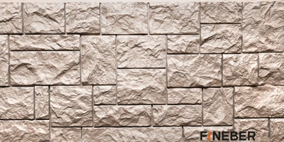 Фасадная панель Fineber Standart Камень дикий Песочный