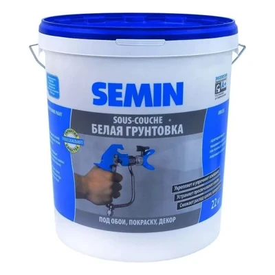 Грунт SEMIN Sous-Couche Airless с синей крышкой 20 кг