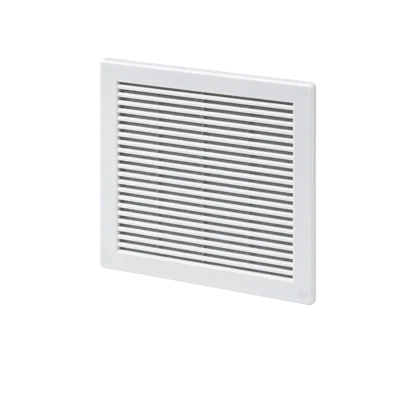 Решетка вентиляционная TRU вытяжная Viento 300*300 с сеткой, белая