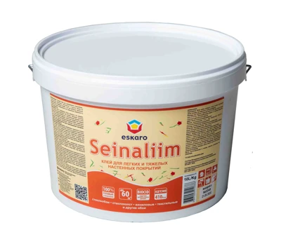 Готовый клей для тяжёлых обоев Eskaro Seinaliim, 10 л
