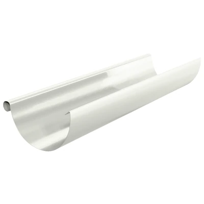 Желоб водосточный круглый ПРОЕКТ D185*3000 RAL 9003 белый