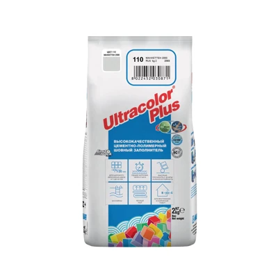 MAPEI ULTRACOLOR PLUS Затирка цементная 110 манхеттен (2 кг)
