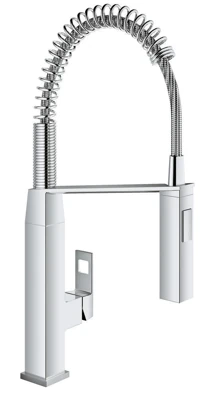 Смеситель для мойки GROHE EUROCUBE вытяжной излив 3/8 31395000