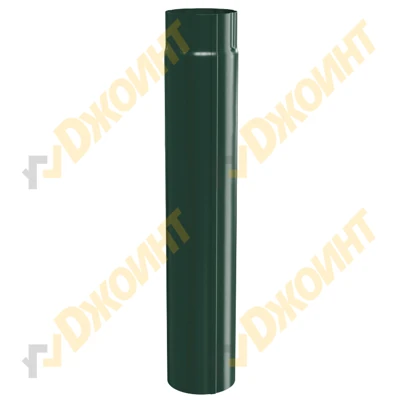 Труба водосточная круглая D100*3000 RAL 6005 зеленый мох