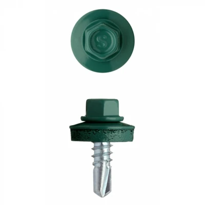 Саморез кровельный RAL 6026 4,8*35 (200 шт)