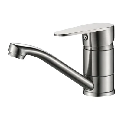 Смеситель для мойки HAIBA HB45802 1/2 нержавеющая сталь