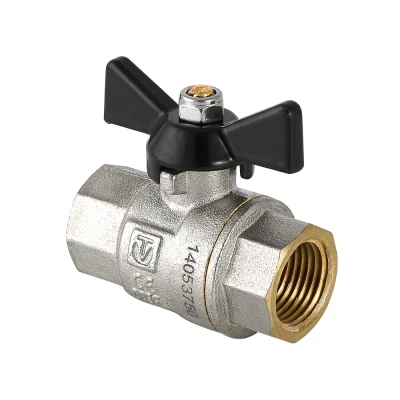 Кран шаровой Valtec PERFECT с рукояткой-бабочкой 1", внутренняя-внутренняя резьба