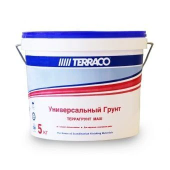 Универсальный проникающий грунт для фасадных и внутренних работ Terragrunt Maxi 5 кг