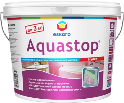Гидроизоляционная мастика Eskaro Aquastop Hydro 4 кг