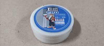Сетка строительная самоклеящаяся (Серпянка) X-Glass 45 мм*45 м