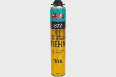 Пена монтажная профессиональная Akfix 872 1020 гр, 1,02 кг