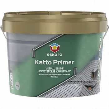 Краска антикоррозийная грунтовочная для металлических крыш Eskaro Katto Primer 9 л