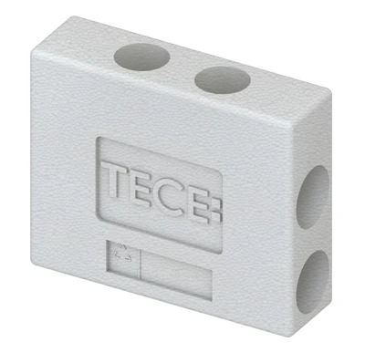 Защитный короб для двойного тройника 16-20 мм, 124х102 мм, TECEflex