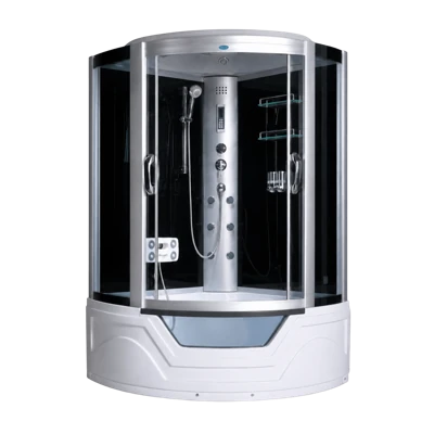 Душевая кабина AOCLEAR 135*135/215 AKL-808 модА (ванна с парогенератором, гидромассаж, графит)