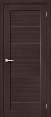 Дверь межкомнатная полотно Порта-21 эко шпон Wenge Veralinga 2000x900 мм