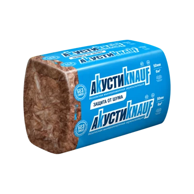Утеплитель KNAUF АкустиKNAUF AS 037 1000*610*50 мм 10 плит