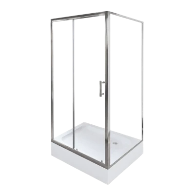 Душевая кабина CORSO 120*80/195 OSK-824 (напольная, прозрачная, хромированная)