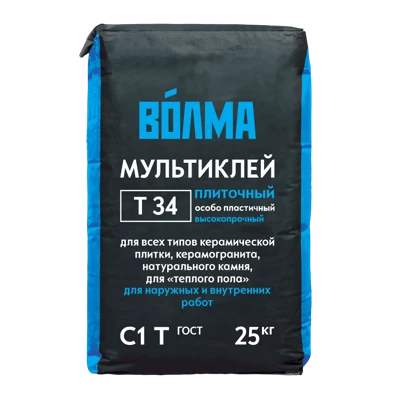 ВОЛМА МУЛЬТИКЛЕЙ Плиточный клей (ВТР) 25 кг
