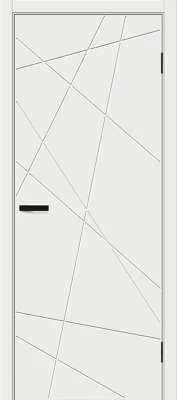 Дверь межкомнатная полотно Граффити-5.Д винил Super White 2000x800 мм