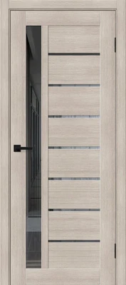 Дверь межкомнатная полотно Браво-27 эко шпон Cappuccino Melinga 2000x900 мм Mirox Grey