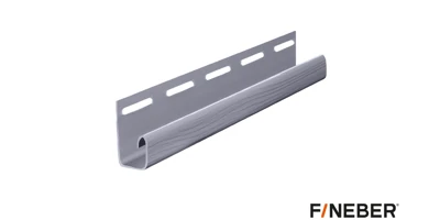 Профиль для сайдинга Fineber J-профиль CLASSIC COLOR Серо-голубой
