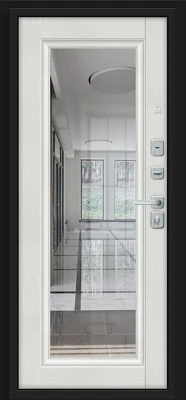 Дверь входная Форм/BChrome Bravo R-3 Almon правая 2050x960 мм Almon/Bianco
