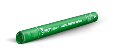 Мембрана паропроницаемая ветро-влагозащитная GreenTERM A, 1,6*37,5 м