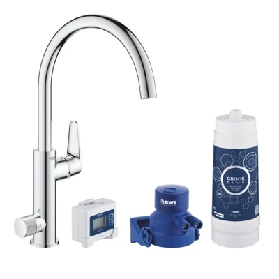 Смеситель для мойки GROHE BLUE PURE BAUCURVE с функцией фильтрации 3/8 30385000