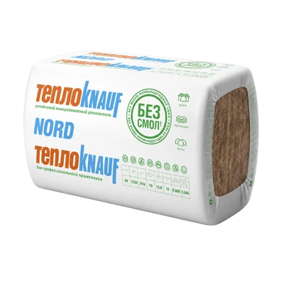 Утеплитель KNAUF ТеплоKNAUF NORD TS 035 Aquastatik 1230*610*50 мм 12 плит