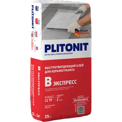 PLITONIT В ЭКСПРЕСС Плиточный клей, 25 кг