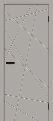 Дверь межкомнатная полотно Граффити-5 винил Grey Pro 2000x700 мм