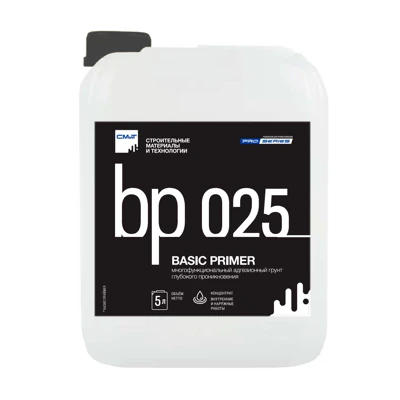 Грунт базовый мембранный глубокого проникновения Basic Primer 025, 5 л