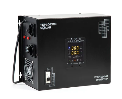 ИБП для котла отопления TEPLOCOM SOLAR-1500 220 В, 1500 ВА (1050 Вт) + стабилизатор