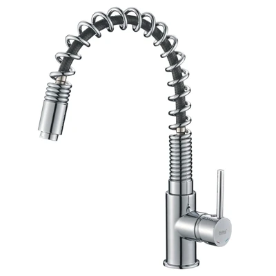 Смеситель для мойки HAIBA HB71074 с гибким изливом 1/2